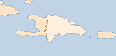 Kart Dominikanske republikk