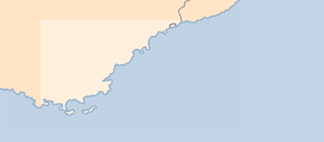 Kart Franske riviera